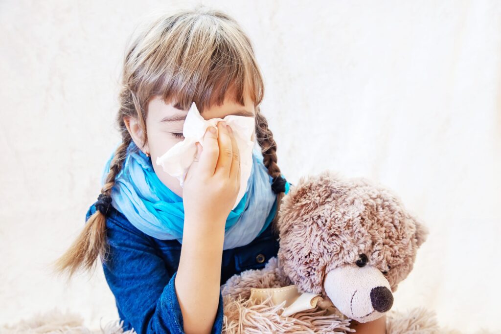 children and winter colds